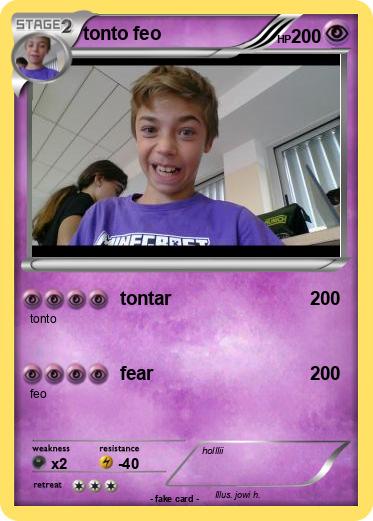 Pokemon tonto feo