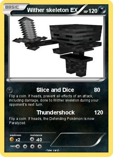Pokemon Wither skeleton EX