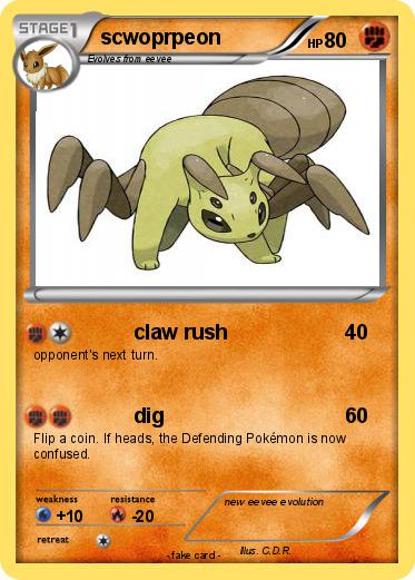 Pokemon scwoprpeon