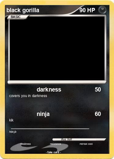 Pokemon black gorilla