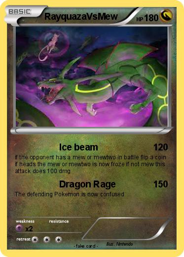Pokemon RayquazaVsMew