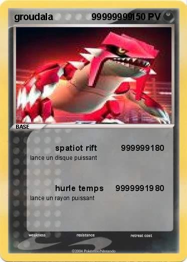 Pokemon groudala               99999999