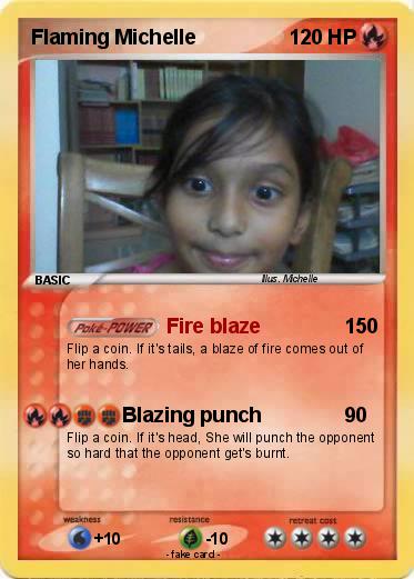 Pokemon Flaming Michelle