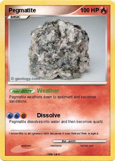 Pokemon Pegmatite
