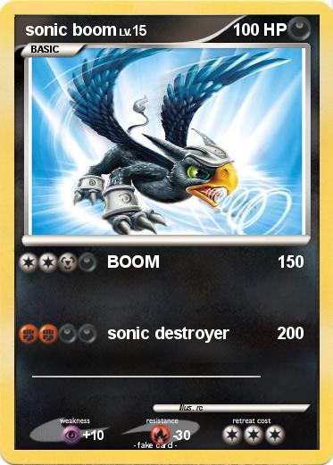 Pokemon sonic boom