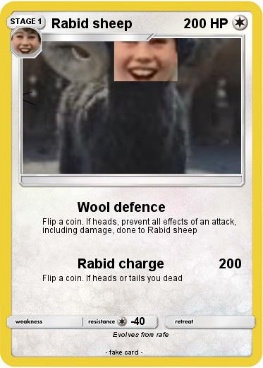 Pokemon Rabid sheep