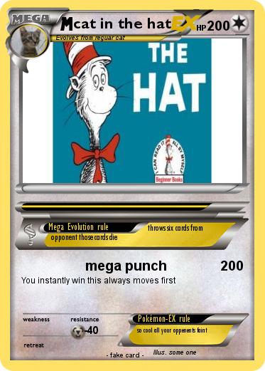 Pokemon cat in the hat