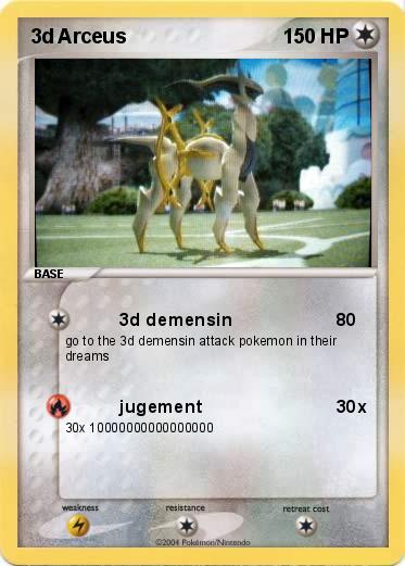 Pokemon 3d Arceus