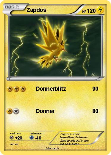Pokemon Zapdos