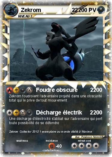 Pokemon Zekrom                    22