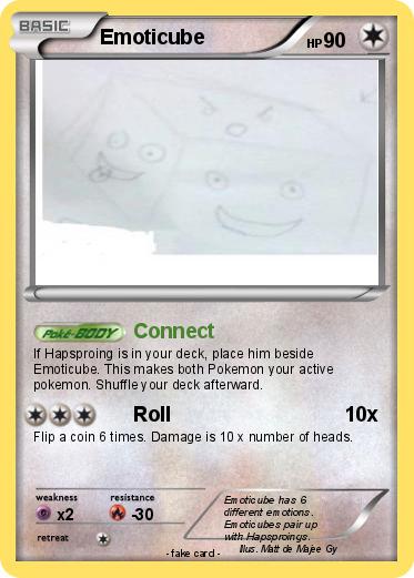 Pokemon Emoticube