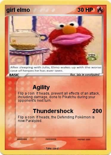 Pokemon girl elmo