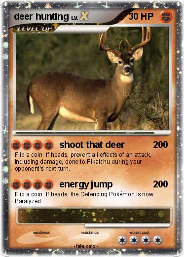 Pokemon deer hunting