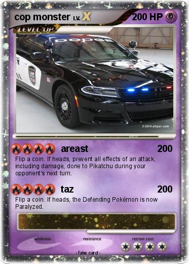 Pokémon cop monster - areast - My Pokemon Card