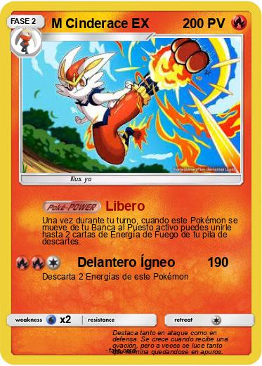 Pokemon M Cinderace EX
