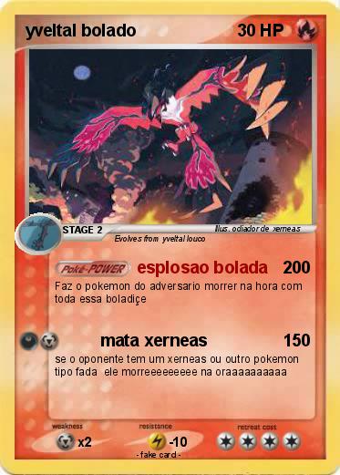 Pokemon yveltal bolado