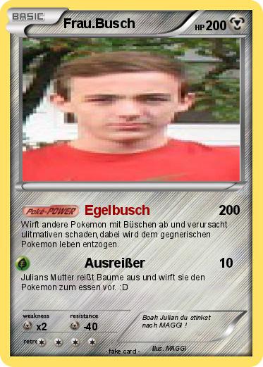 Pokemon Frau.Busch
