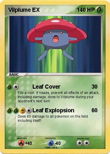 Pokemon Vilplume EX
