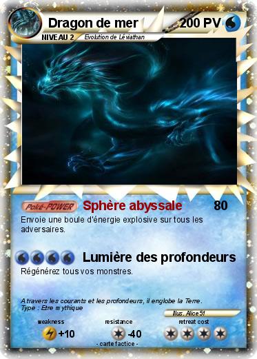 Pokemon Dragon de mer