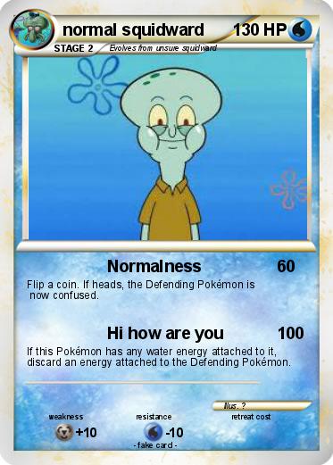 Pokemon normal squidward
