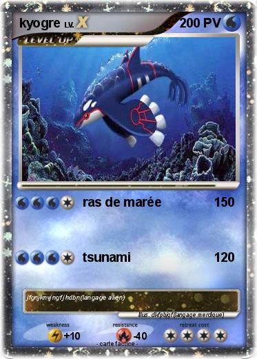 Pokemon kyogre