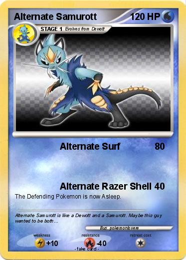 Pokemon Alternate Samurott