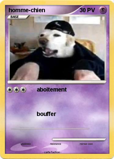 Pokemon homme-chien