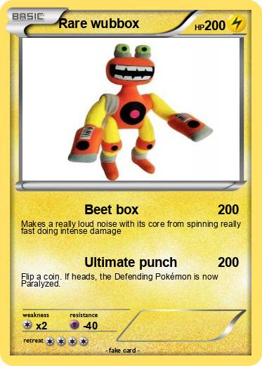 Pokemon Rare wubbox