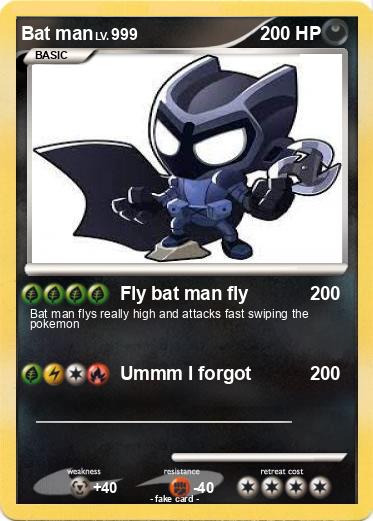 Pokemon Bat man