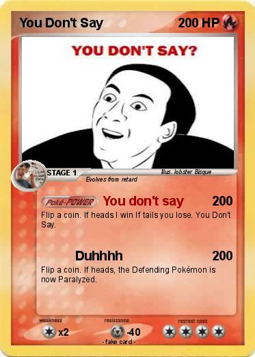Pokemon You Don't Say