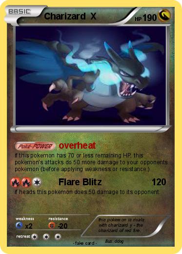 Pokemon Charizard  X