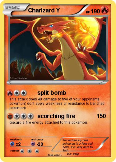 Pokemon Charizard Y