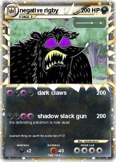 Pokemon negative rigby