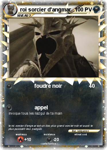 Pokemon roi sorcier d'angmar