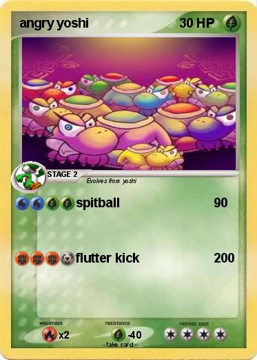 Pokemon angry yoshi
