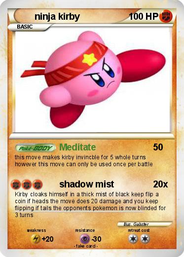 Pokemon ninja kirby