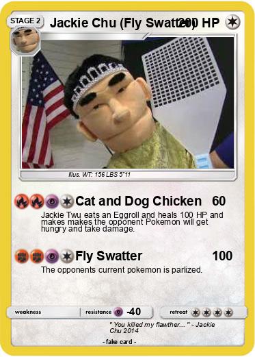 Pokemon Jackie Chu (Fly Swatter)