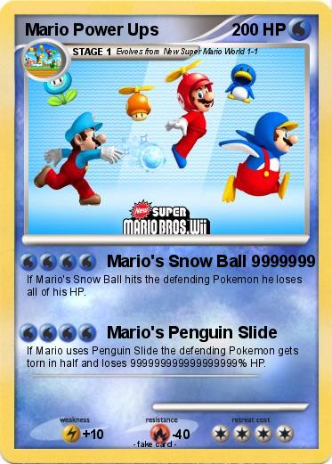 Pokemon Mario Power Ups