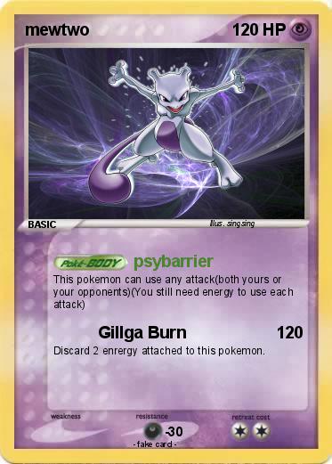 Pokemon mewtwo