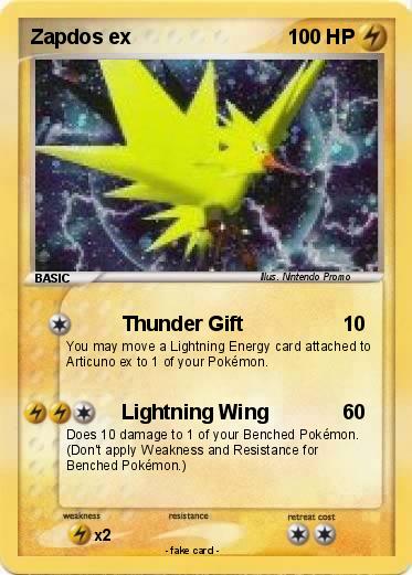 Pokemon Zapdos ex