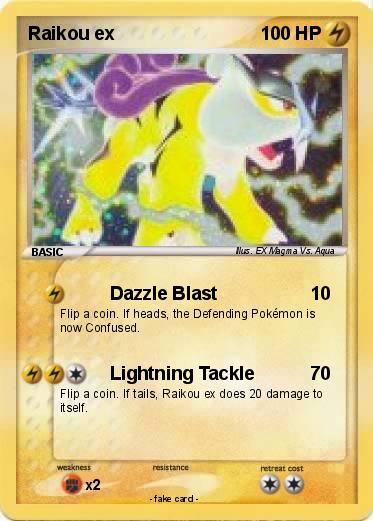 Pokemon Raikou ex
