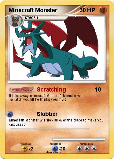 Pokemon Minecraft Monster