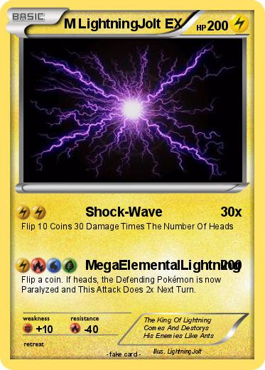 Pokemon M LightningJolt EX