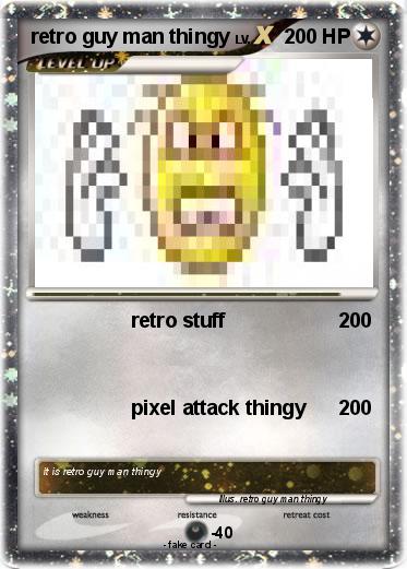 Pokemon retro guy man thingy