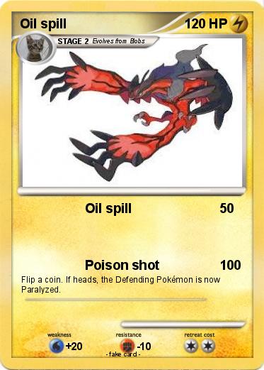 Pokemon Oil spill