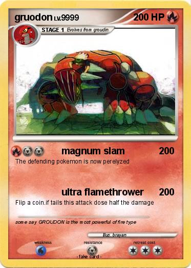 Pokemon gruodon