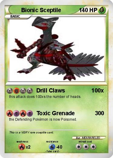 Pokemon Bionic Sceptile