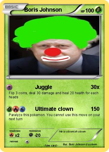 Pokemon Boris Johnson