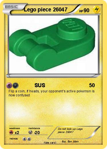 Pokemon Lego piece 26047