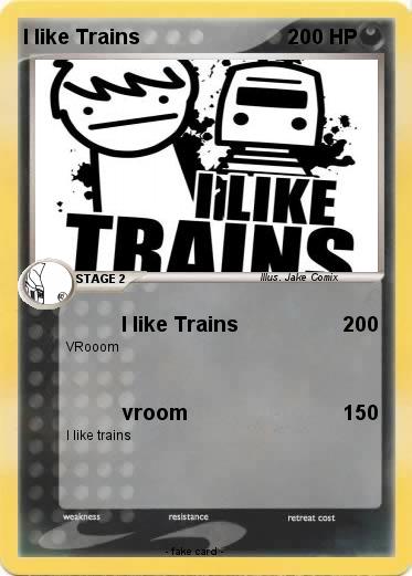 Pokemon I like Trains